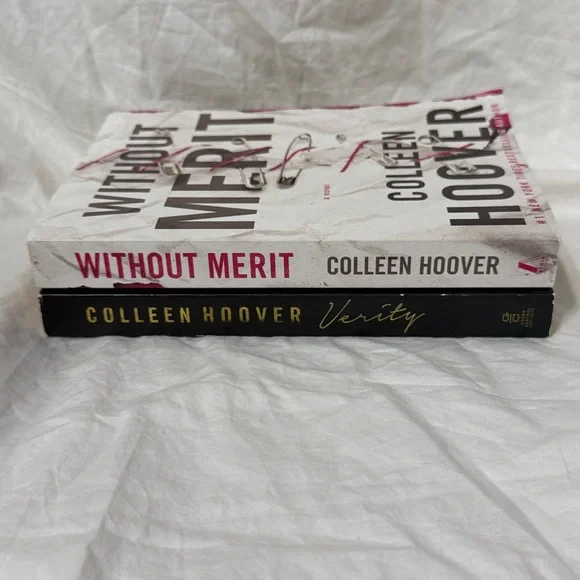 “Without Merit” and “Verity” Paperback Fiction Novels by Colleen Hoover. - Picture 3 of 15